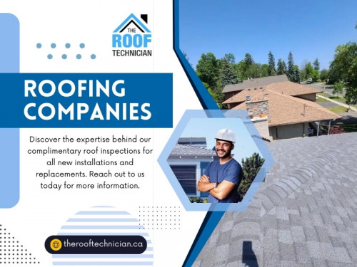 Local roofing companies are more familiar with the area's weather patterns and building regulations and are likelier to have built a solid reputation within the community. 

Official Website: https://therooftechnician.ca/
Find us on Google Map: https://maps.app.goo.gl/6sBSffpLP8je9mUd6

Address: 3891 Chesswood Dr, North York, ON M3J 2R8, Canada
Tell: +14168260040

Our Profile: https://gifyu.com/rooftechnician
More Images: 
https://tinyurl.com/2yvvqlyt
https://tinyurl.com/2a9at486
https://tinyurl.com/2298bysh
https://tinyurl.com/2cpl3fn9