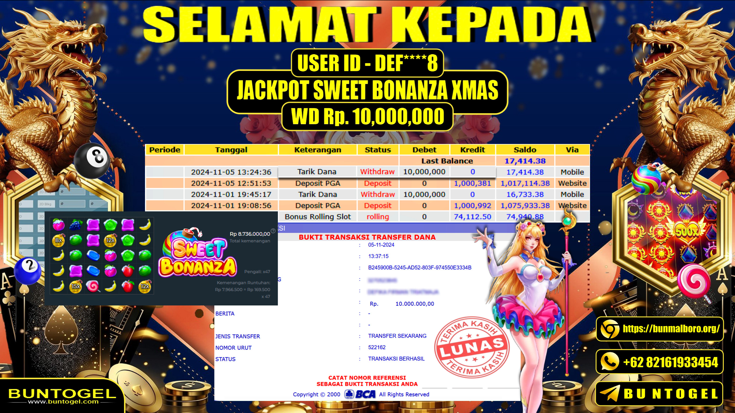 BUKTI BAYAR BUNTOGEL
