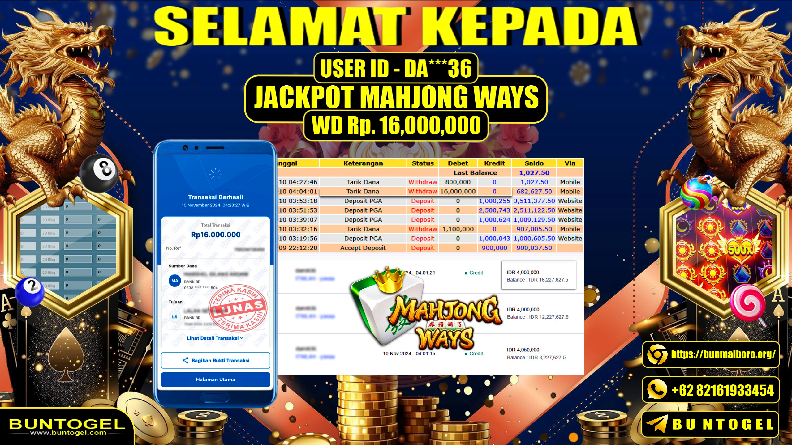 BUKTI BAYAR BUNTOGEL