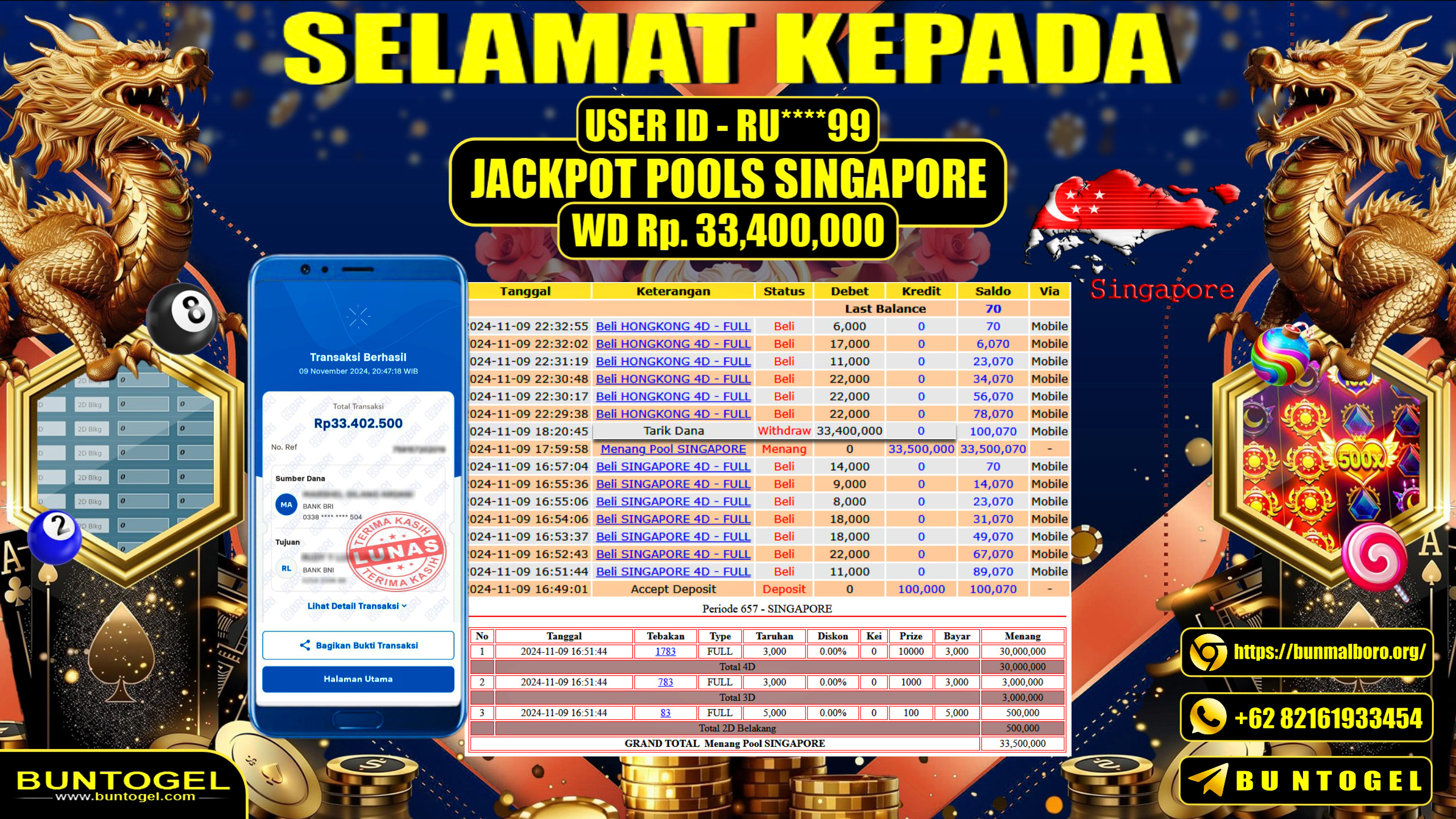 BUKTI BAYAR BUNTOGEL