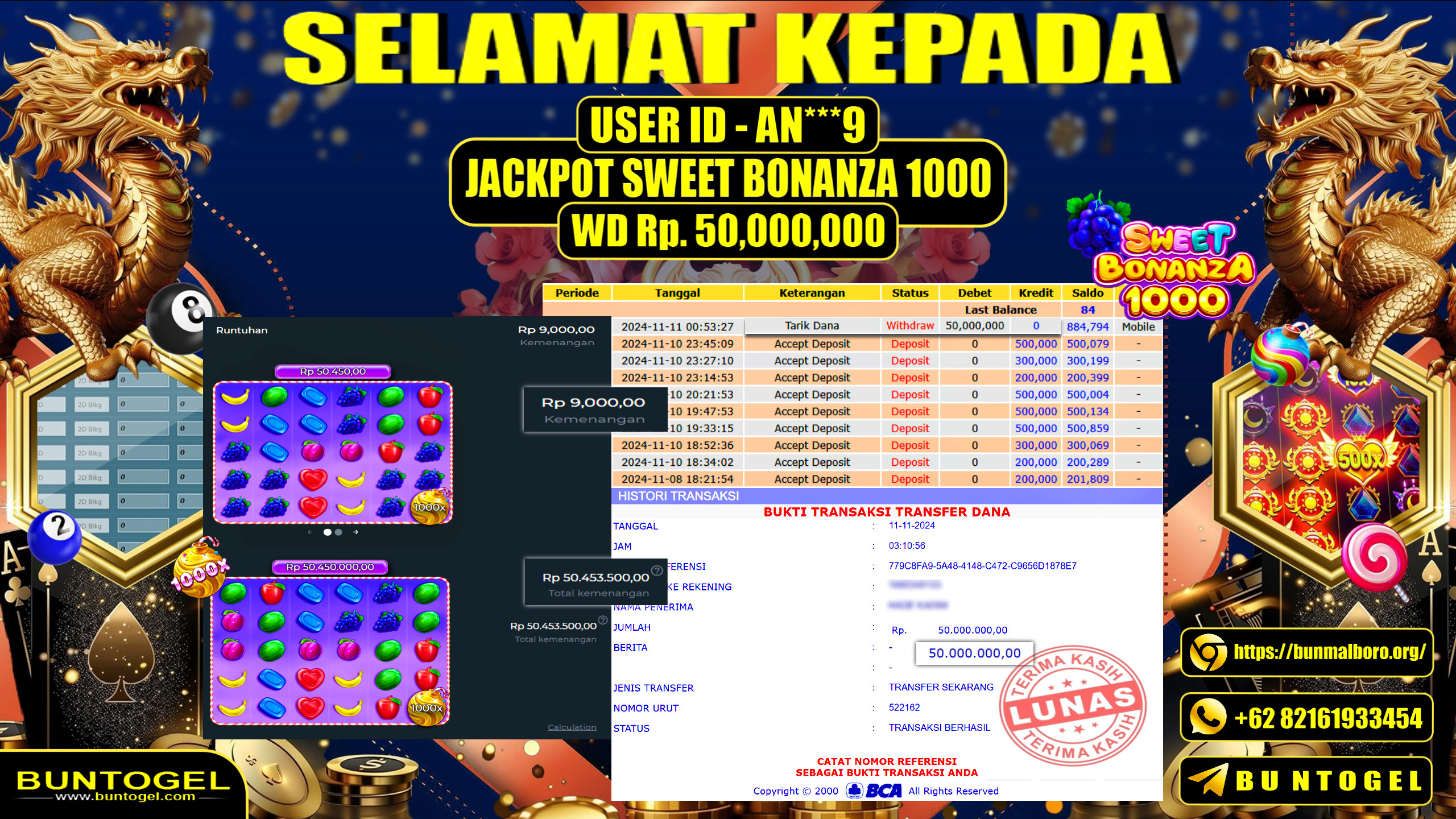 BUKTI BAYAR BUNTOGEL