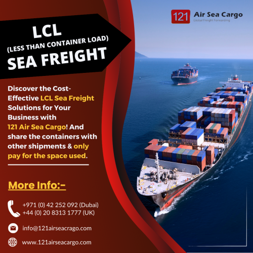 Choose trusted sea freight services with 121 Air Sea Cargo for efficient and cost-effective international shipping. We offer comprehensive sea cargo solutions, including container shipping, customs clearance, and logistics support, ensuring your goods reach their destination safely and on time. Ideal for businesses of all sizes, our services are tailored to meet your specific shipping needs. Learn more at https://www.121airseacargo.com/uk/sea-cargo/