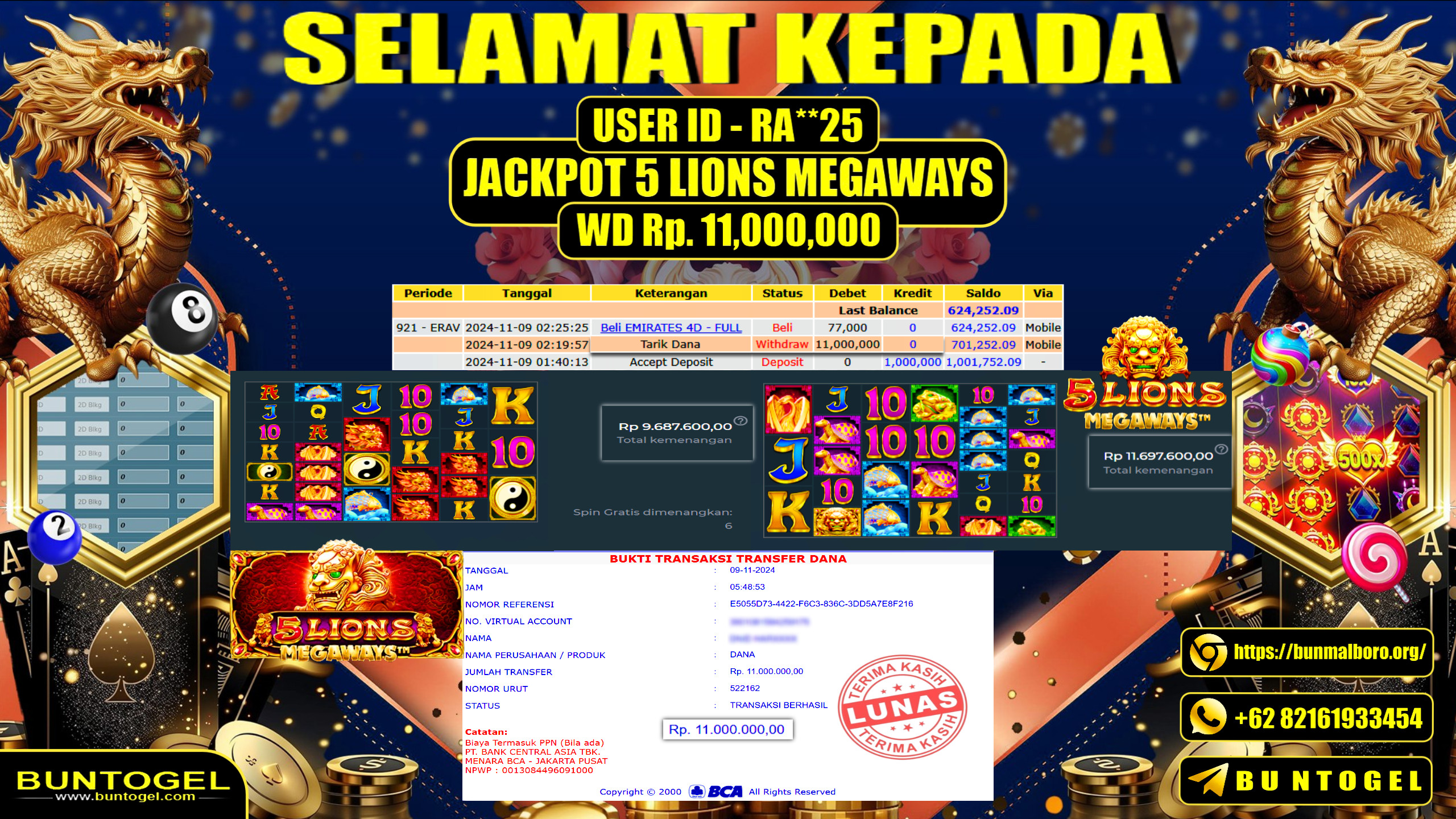 BUKTI BAYAR BUNTOGEL