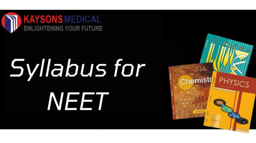 Syllabus for NEET