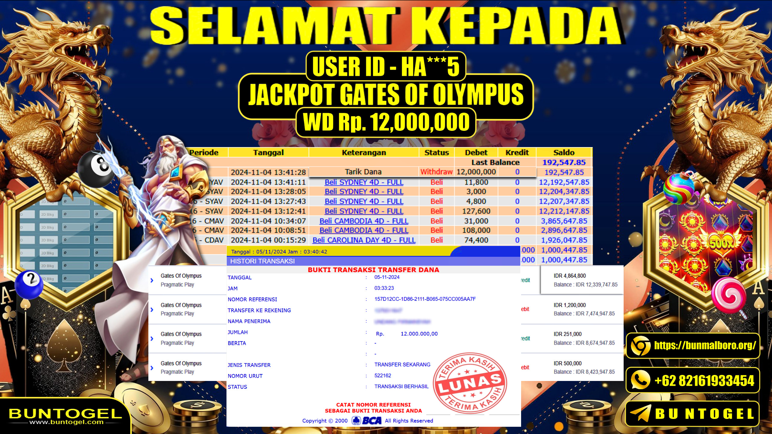 BUKTI BAYAR BUNTOGEL