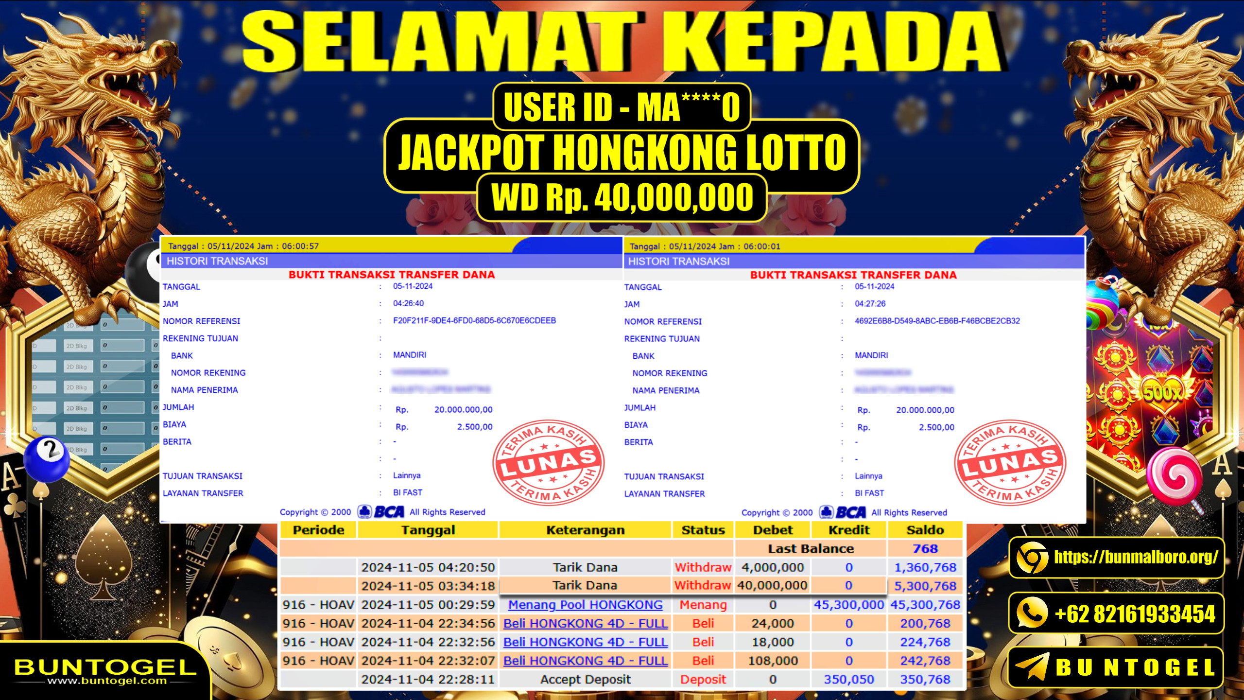 BUKTI BAYAR BUNTOGEL