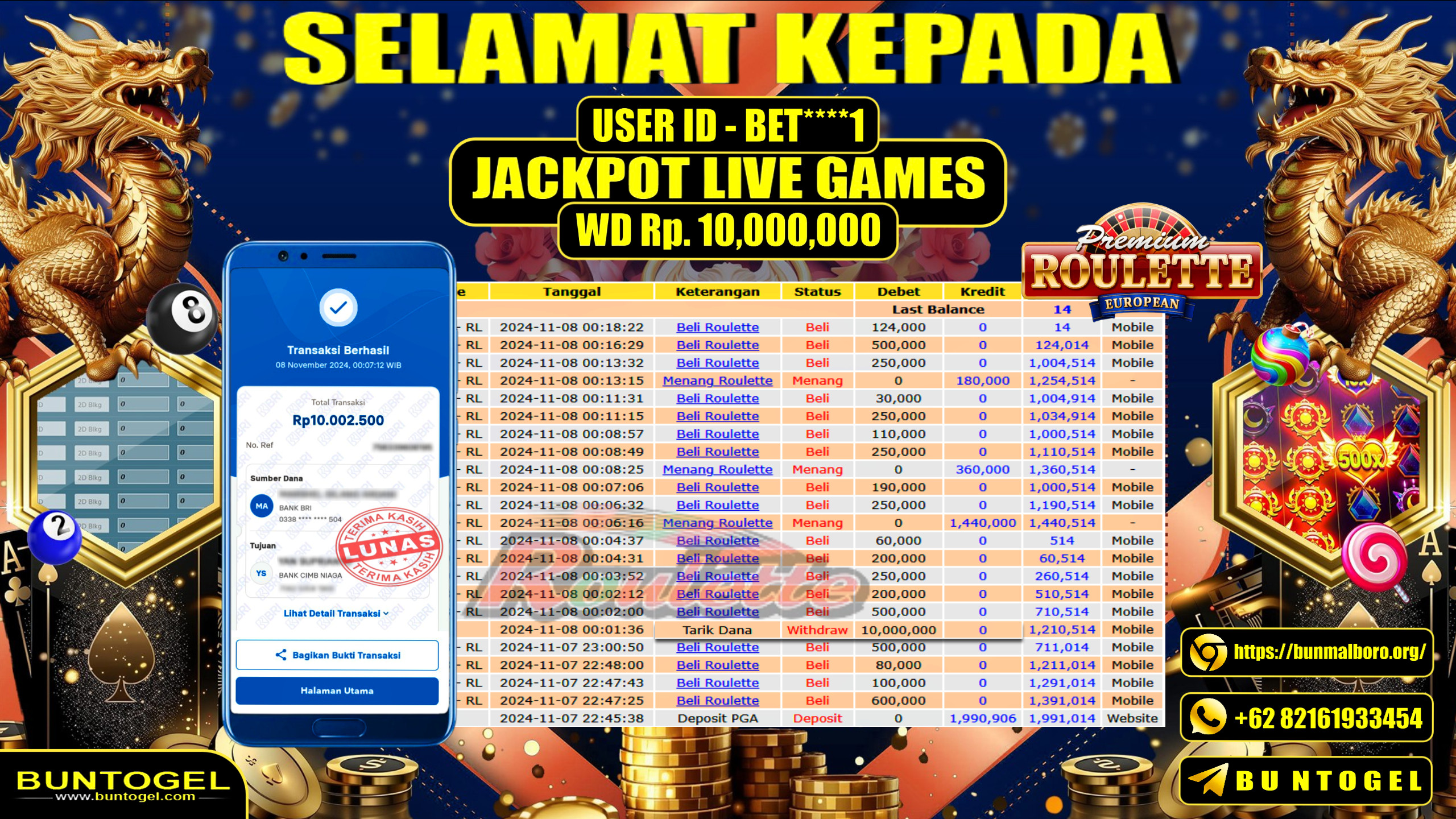 BUKTI BAYAR BUNTOGEL