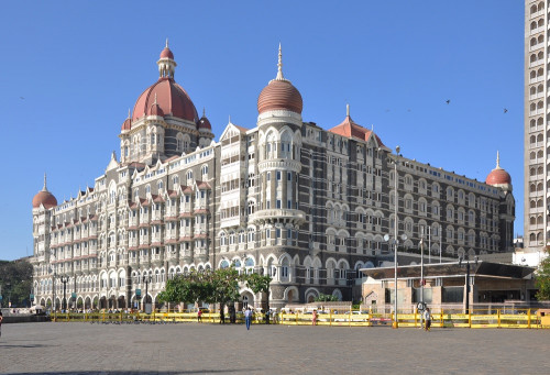 The Taj Mahal Palace Hotel is a heritage five-star luxury hotel in the Colaba region of Mumbai, Maharashtra, India, next to the Gateway of India.