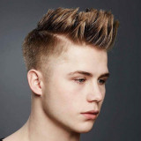 Taper-Fade-with-Spiky-Hair