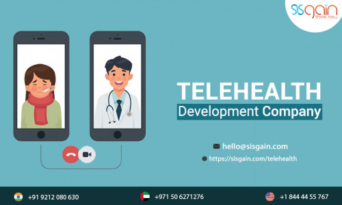 SISGAIN is revolutionizing the healthcare systems for connected age and next-generation. We are a core throb of advanced technologies and strategies where our experts revive telehealth app development services with our customized telehealth software development and avant-garde telemedicine solutions to drop-ship the right care, at the right time. We build custom-built telehealth software systems for hospitals, healthcare centers, and doctor’s clinics to facilitate mobile telehealth solutions & services to patients by just a tap, booking and scheduling appointments, easy health tracking, and many more. Our feature-packed and fully-customized solutions are programmed by the expert and professional team of developers in USA. We are well-known for providing an award-winning telehealth mobile app design and development services for the best real-time consultations. Our telehealth approach eliminates the summons of scheduling telehealth visits by integrating EMR/PHR system, encrypted HIPAA Compliant video platform, documentation compliance, eligibility verification, and guaranteed support & maintenance for regulatory reimbursement within diminished productivity cost and time and lesser barriers to active management of telecare. For more information call us at +18444455767 or email us at hello@sisgain.com or visit https://sisgain.com/telehealth