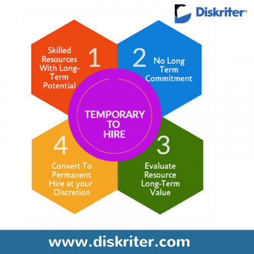 Diskriter has the best recruitment process in the USA. Since 1947 to present Diskriter is leading temp to hire services provider company. We evaluate and implement the high-level recruitment process at the interview time and we try to find the eligible candidate for the relevant job. Visit us - http://www.diskriter.com/temporary-to-hire.php