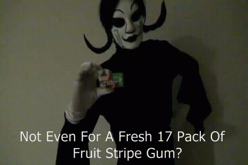 The Queen Of Creepy Dolls Agitha Tilda Fruit Striped Gum