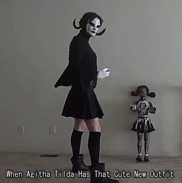 The Queen of Creepy Dolls Agitha Tilda New Outfit