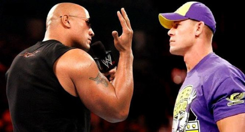 The Rock VS John Cena