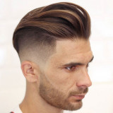 Thick-Brushed-Back-Hair-Undercut-Line-Up
