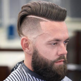 Undercut-Hard-Part-Comb-Over-Cool-Beard-Design