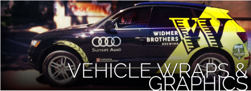 High quality vehicle wraps and graphics to wrap entire vehicle is best done by APM Printworks. In Oregon we have very creative staff, fast turnaround time, fully equipped installation team to deliver permanent as well as temporary vehicle wraps.
