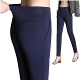 Women-Blue-Real-Shot-Casual-Harem-Pants-Spring-and-autumn-Trousers-WC-151BL