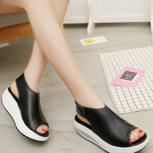 Women Light Weight Black High Heel Leather Sandals gjLJMeyliI 800x800