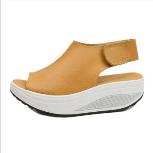 Women Light Weight Orange High Heel Leather Sandals UVpyvg101l 800x800