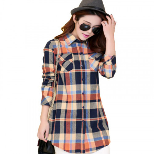 Women-Long-Paragraph-Plaided-Linen-Brown-Cotton-Long-Sleeve-Casual-Shirt-WC-110.jpg