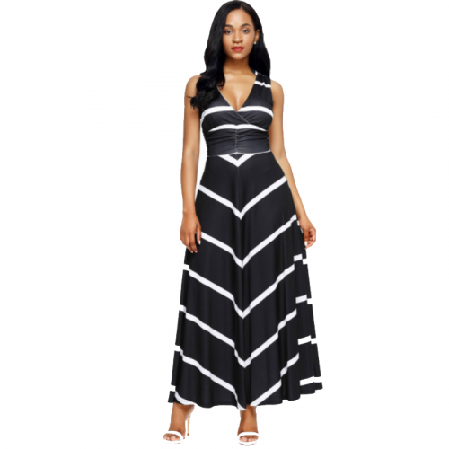 Women-Maxi-Striped-Sexy-V-Neck-Sleeveless-High-Waist-Elegant-Dress-WC-69BK.png