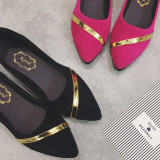 Women-Pointed-Pink-with-Gold-Ribbon-Flat-Suede-Shoes-nJD85eXNKS-800x800