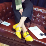 Women-Retro-Leather-Buckle-Yellow-Color-Sandals-Shoes-nwFOCct5ue-800x800