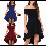 Women-Slash-A-Line-Off-Shoulder-Sexy-Party-Casual-Dress-WC-87