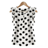 Womens-Fashion-White-Color-Sleeveless-Round-Collar-Chiffon-Tops-WC-02