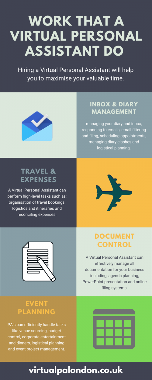 Work that a virtual personal assistant do