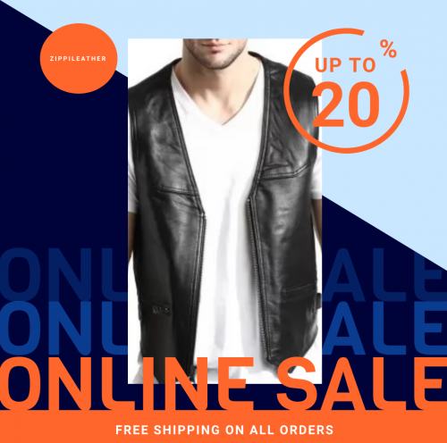 Shop the best leather apparel for both men & women now up to 20% off only at ZippiLeather. Visit - https://www.zippileather.com