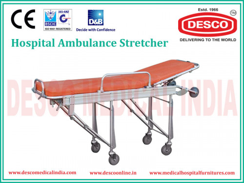 Medical Hospital Furniture is a renowned manufacturer, supplier and exporter of ambulance stretchers. You can purchase us from affordable price. To know more about products, call us on:  9810867957 | visit us on: http://www.medicalhospitalfurnitures.com/Product/ambulance-stretcher-manufacturers/ambulance-strecther-manufacturer/69