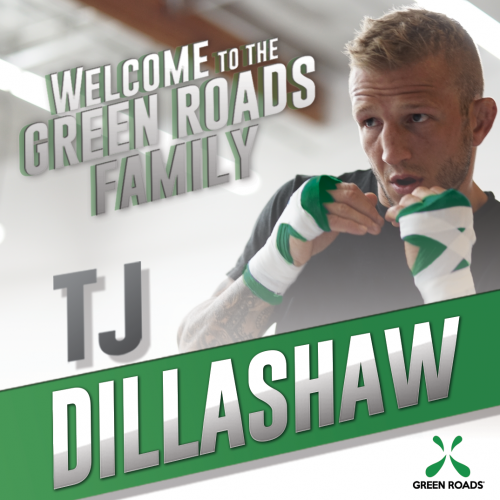 Green Roads Team is very excited to welcome a new member - TJ Dillashaw, UFC Bantamweight Champion. He is a long time user of green roads CBD products. This good news will surely bring awareness about how CBD plays well role in journey of hard worker Athlete.
For more details: https://bit.ly/2M98XUB