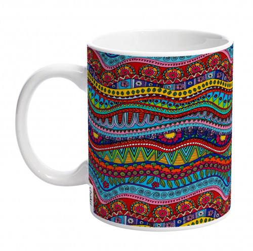 doodle stripes cup back