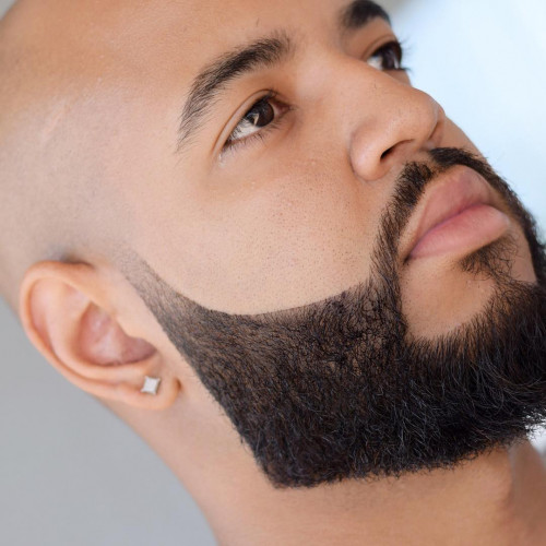 eddie rtb bald with beard temple fade