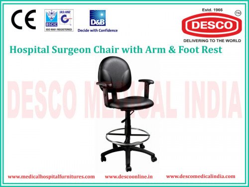 From the category of medical chairs for hospitals, Medical Hospital Furniture offer you the range of hospital surgeon chair which has arm and foot rest. You can purchase from us at best wholesale prices from India and visit us to see the full range of other types of hospital medical chairs. We are manufacturer, supplier and exporter of all types of medical chair and medical stools. 
For more info, call us on: 9810867957 | Email us on: rohit@descoinstruments.com 
Visit us on: http://www.medicalhospitalfurnitures.com/Product/waiting-chair-benches-plastic/HOSPITAL-SURGEON-CHAIR-WITH-ARM-FOOT-REST/370