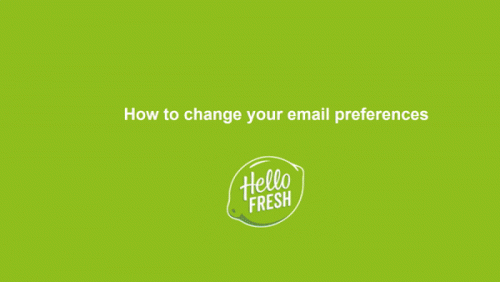 how to change email preferences