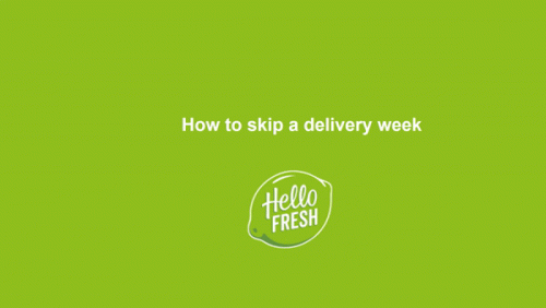 how to skip a delivery week