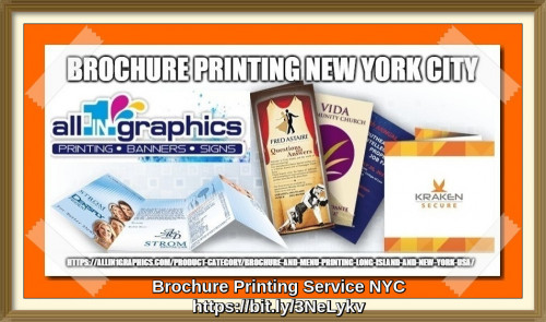 For brochure printing service in NYC visit today All in1 Graphics. We print different full colour brochure for restaurant, events, and invitation etc. We design and print quality custom brochure as per your requirements. Contact us today for your brochure needs.
https://oke.io/ags00Q