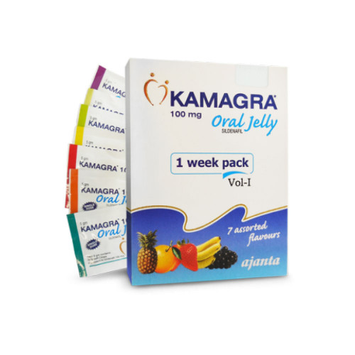 Kamagra 100mg Oral Jelly is a prescription medicine used to treat erectile dysfunction (impotence) in men. It works by increasing blood flow to the penis. This helps men to get or maintain an erection. It belongs to a group of medicines known as phosphodiesterase type 5 (PDE 5) inhibitors. Unlike ingestible tablets, the jelly can be scooped out of the teaspoon or directly into the mouth and swallowed conveniently. Kamagra Oral Jelly is clinically manufactured in Ajanta Pharma's clean facility.Buy Kamagra 100mg Oral Jelly Online https://www.mensmedy.com/kamagra-oral-jelly.html