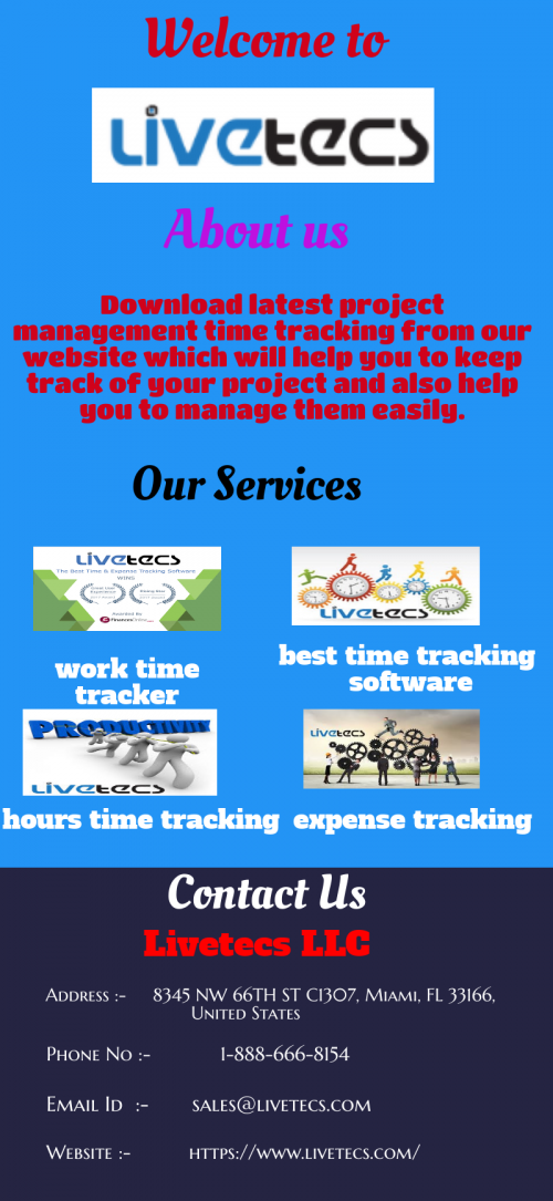 Download latest project management time tracking from our website which will help you to keep track of your project and also help you to manage them easily.

https://www.livetecs.com/project-time-and-expense