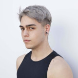 mens-short-undercut-bleached-grey-hair