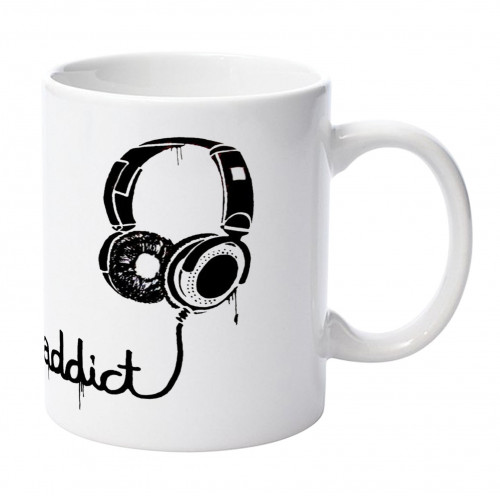 music addict cup front