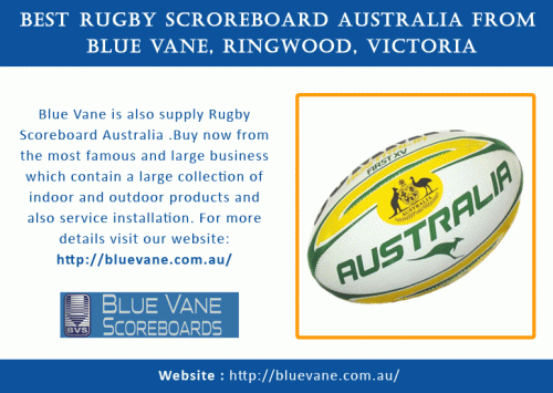 Blue Vane is also supplier of Rugby Scoreboard Australia.These Scoreboard are widest range of multi-sport video screens scoreboards. These LED video screens scoreboards are sourced with brightness and ultra-wide viewing angle that can be read under any light conditions. To know more visit: http://bluevane.com.au/
