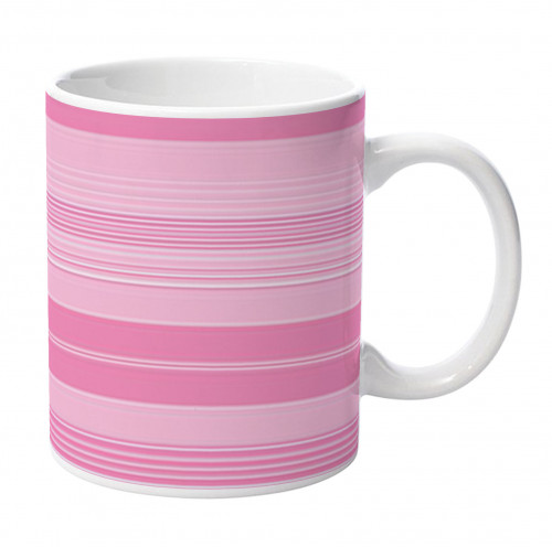 stripes in pink cup front