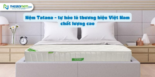 Với giá thành hợp lý và chất lượng tốt thương hiệu nệm Tatana đã có mặt tại nhiều gia đình Việt. Tatana cung cấp những sản phẩm như nệm lò xo, nệm bông ép, nệm cao su và cả nội thất phòng ngủ. Nếu bạn đang có nhu cầu mua nệm cho mình và gia đình hãy đến ngay đại lý bán nệm Tatana giá rẻ tại Tây Ninh  thuộc chi nhánh thegioinem.com để sở hữu ngay chiếc nệm chính hãng và giá tốt đảm bảo bạn sẽ ưng ý.
https://thegioinem.jouwweb.nl/1060252_dai-ly-ban-nem-tatana-gia-re-tai-tay-ninh
—---------------
Thông tin liên hệ:
Thegioinem.com - Lựa chọn cho giấc ngủ ngon
Địa chỉ: 365 Tân Sơn Nhì, Phường Tân Thành, Quận Tân Phú, Thành phố Hồ Chí Minh
Website: https://thegioinem.com/
Hotline: 0707 325 325