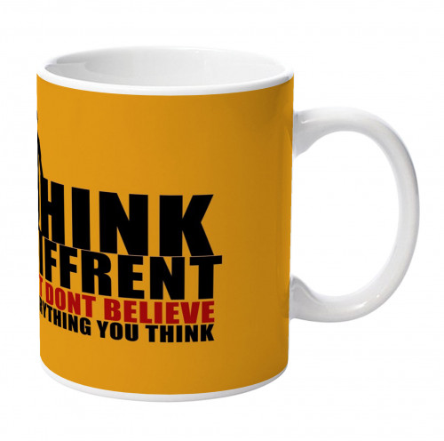 think different cup front