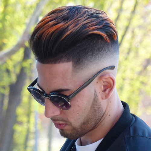 tonisaura barbershop high fade haircut pomp pompadour