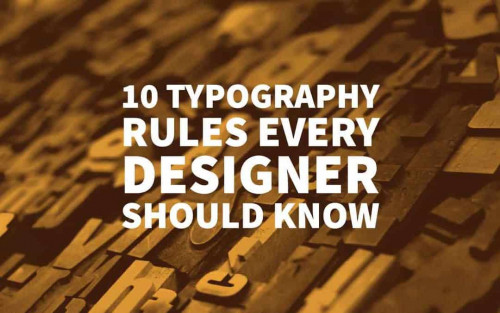 To become a successful designer, you should know the fundamental guidelines of typography. This article highlights 10 typography rules that every designer must know. So are you ready to create your next website with these basic typography terms? http://bit.ly/2k8KH8d